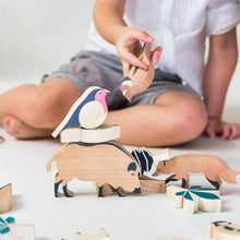 Lade das Bild in den Galerie-Viewer, EPERFA- Forest animals set - Wooden toys