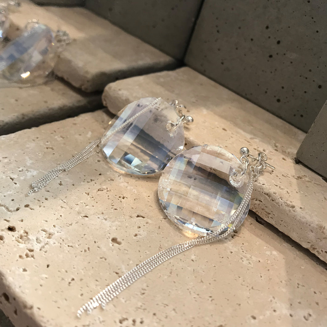 ACBY - PRINGLE earrings with chain