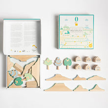Lade das Bild in den Galerie-Viewer, EPERFA - Village building blocks - Wooden toys

