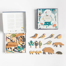 Lade das Bild in den Galerie-Viewer, EPERFA- Forest animals set - Wooden toys
