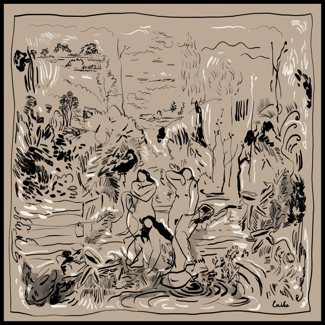 LAIKA - JUNGLE Silk Bandana